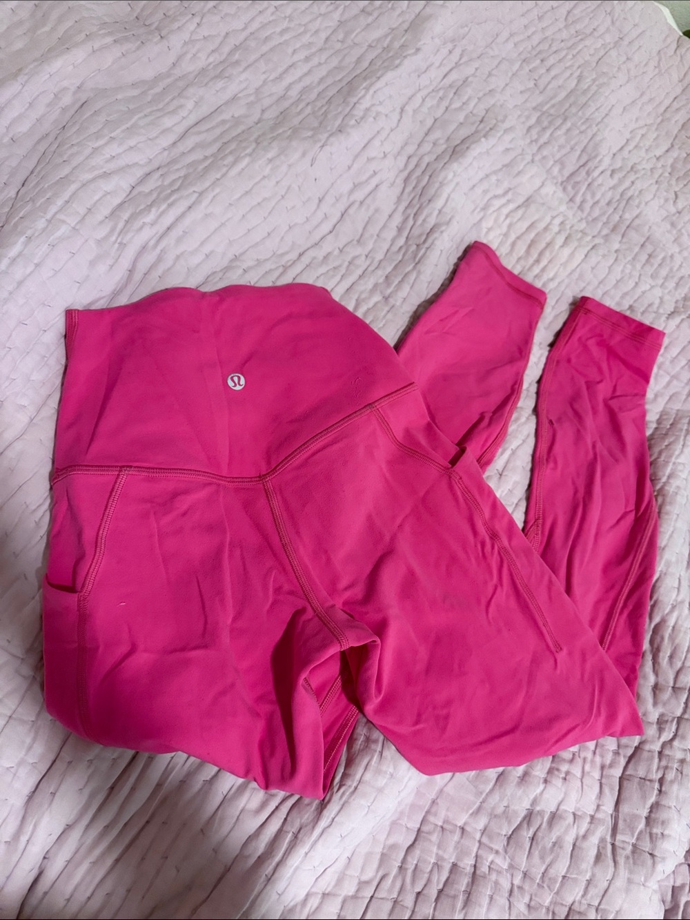 lululemon athletica High-Waist Leggings in Fuchsia Pink